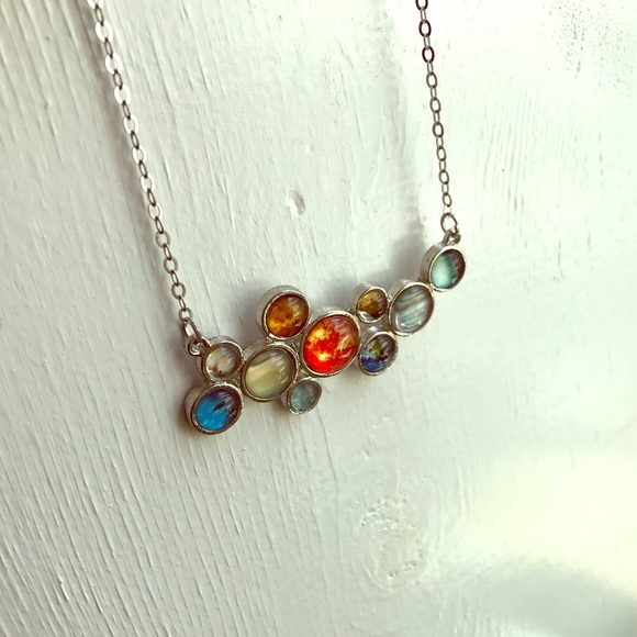 Uncommon Goods Solar System Necklace